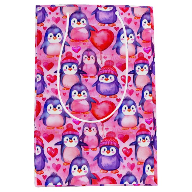 Wrapping Paper Medium Gift Bag (Front)