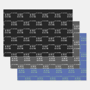 Wrapping Paper metal detecting Flat Sheet Set 3