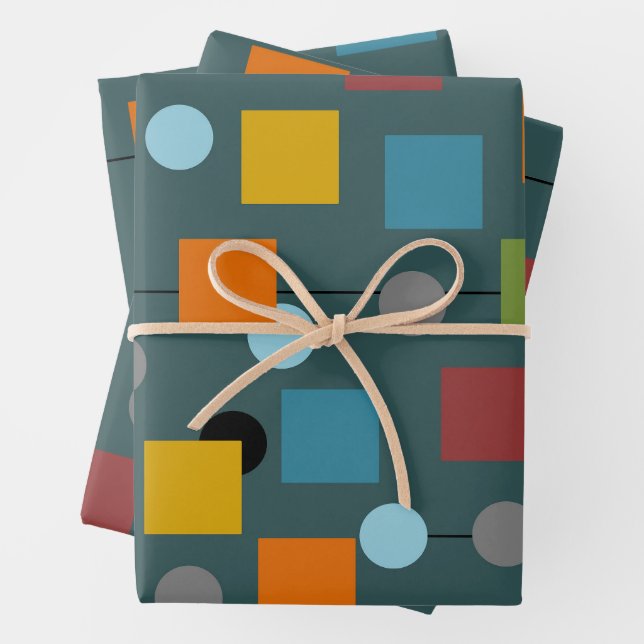 Wrapping Paper - Mid-Century Modern 1.3 Seamless (In situ)