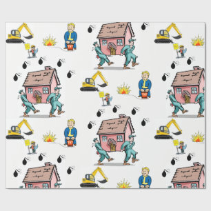 Wrapping paper Moving