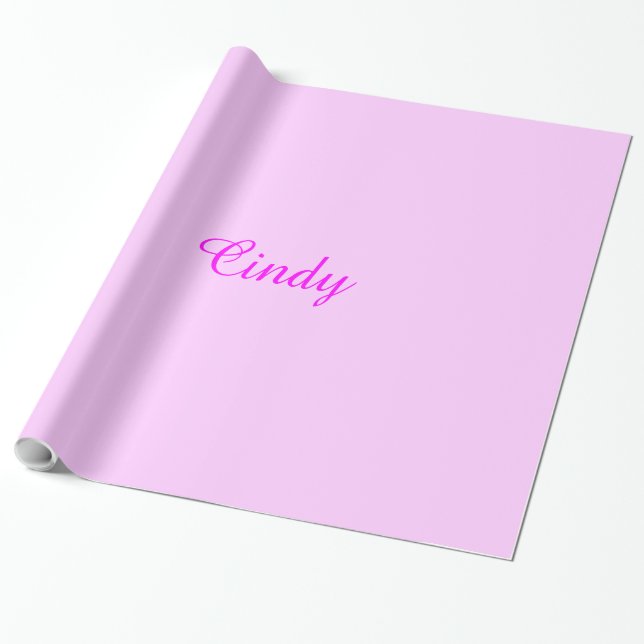 wrapping Paper NAME,Cindy (Unrolled)