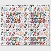 Wrapping Paper-New Year 2026