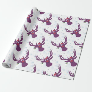 Wrapping Paper New Year Deer