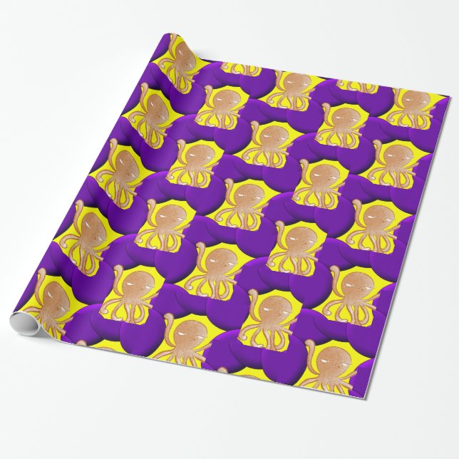 Wrapping Paper Octopus (Unrolled)