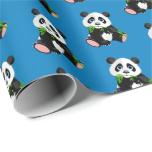 Wrapping Paper-Panda Bear Wrapping Paper