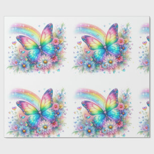 Wrapping Paper-Pastel Spring Floral Wrapping Paper