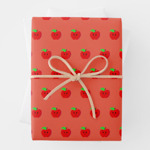 Wrapping Paper Red Appel
