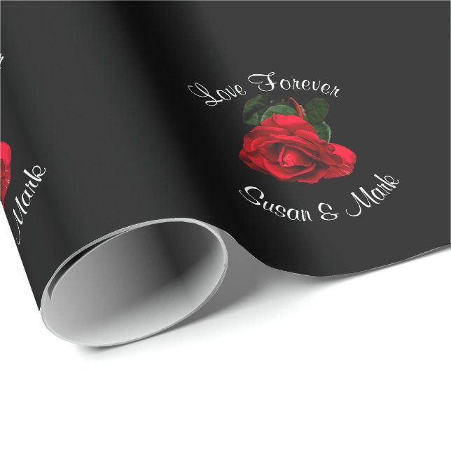 Wrapping Paper, Red Rose Collection Wrapping Paper (Roll Corner)