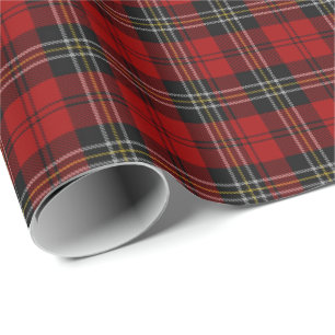 Wrapping Paper - Red Tartan Macpherson Clan