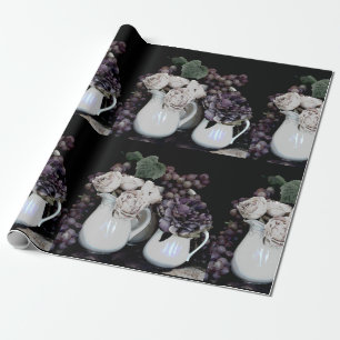 Wrapping Paper Rl 6' Pitchers, Grapes and Flowers