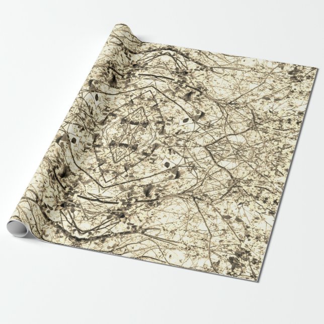 Wrapping Paper Roll Cherry Blossom Design 4 (Unrolled)