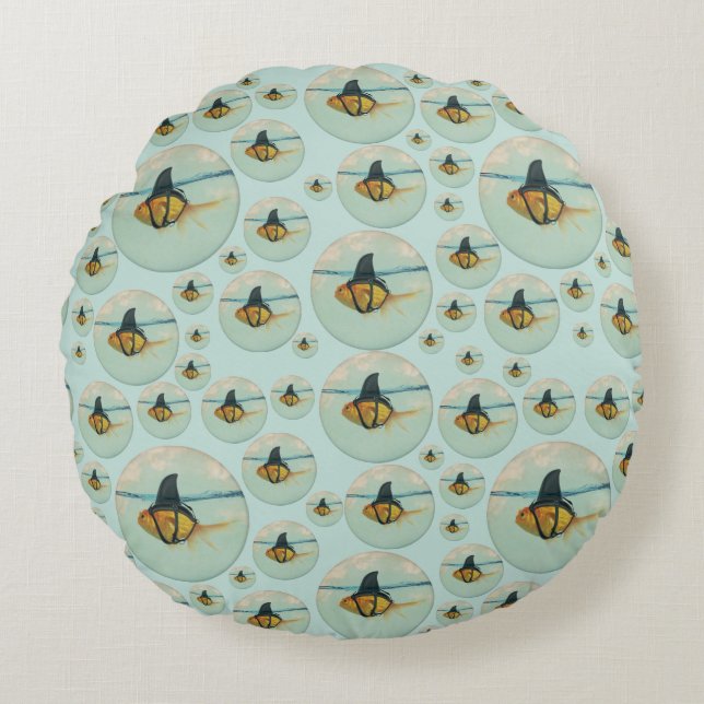Wrapping Paper Round Cushion (Front)