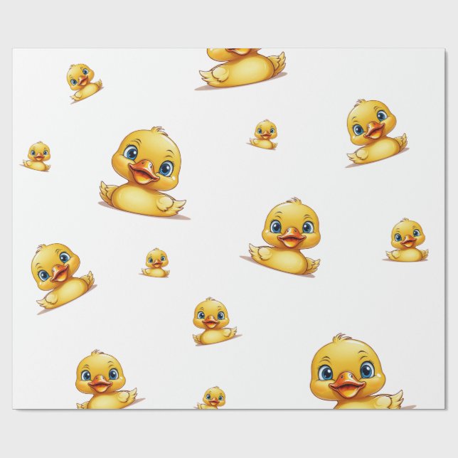 Wrapping Paper - Rubber Ducky Theme (Flat)