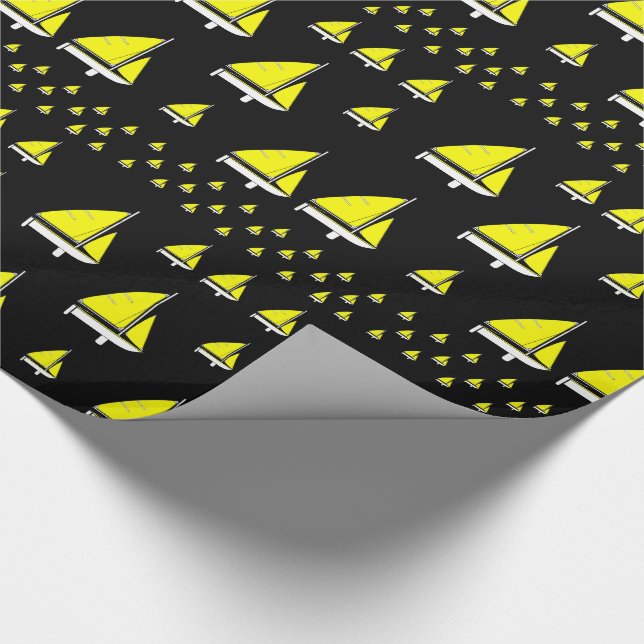 Wrapping paper Sailboats (Corner)