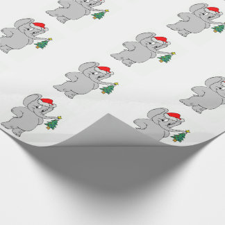 Wrapping Paper/Santa Elephant Paper