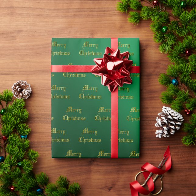 Wrapping Paper Set - Merry Christmas (Holiday Gift)