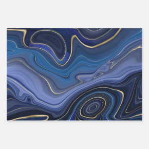Wrapping Paper Set of 3 Lapis