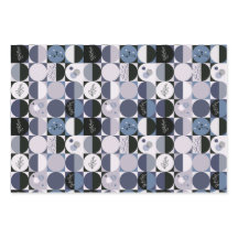 wrapping paper set of 3 sheets abstract pattern