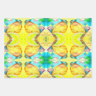 Wrapping Paper Sheet Set fantasy butterfly