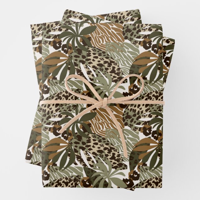 Wrapping Paper Sheets-Leopard Print (In situ)