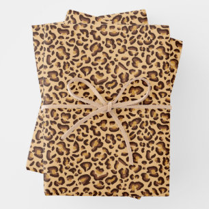Wrapping Paper Sheets-Leopard Print