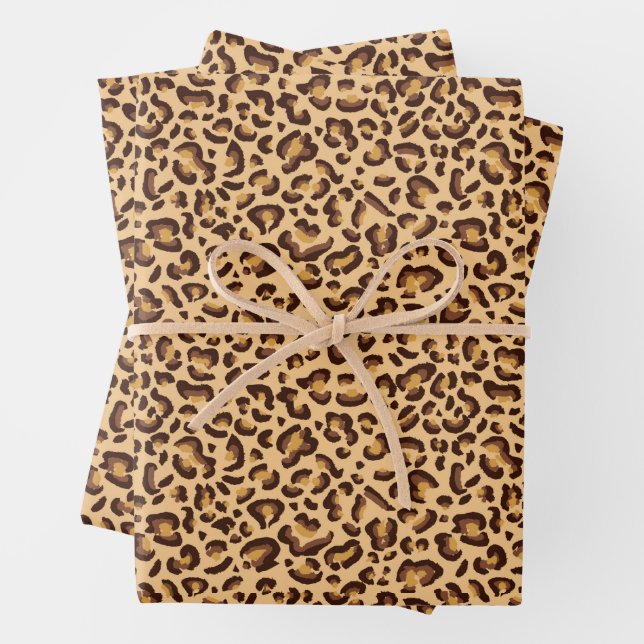 Wrapping Paper Sheets-Leopard Print (In situ)