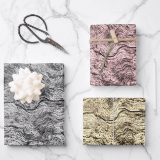 Wrapping Paper Sheets: Tree Bark Collection
