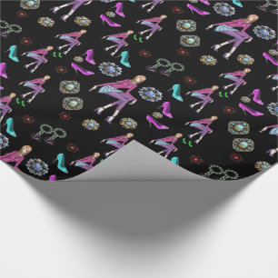 Wrapping paper shoes