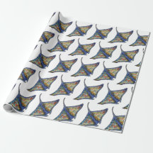 wrapping paper sting ray pattern