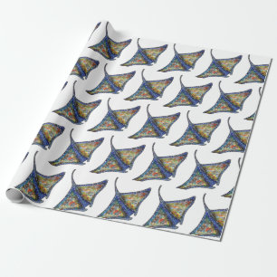 wrapping paper sting ray pattern