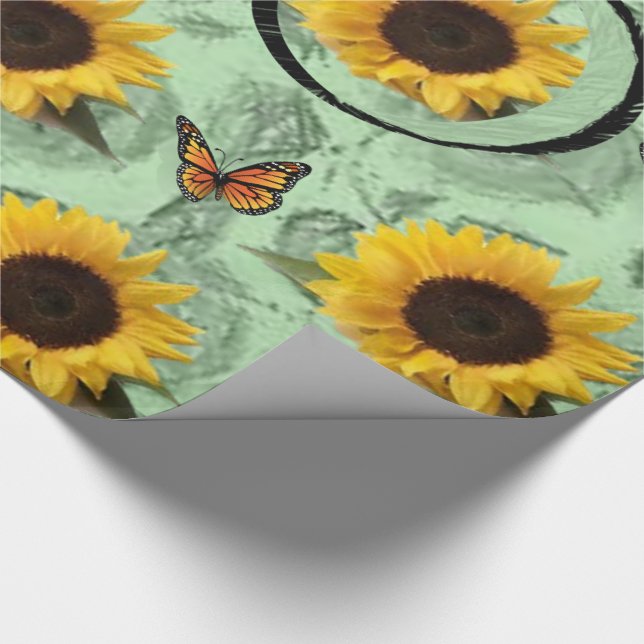 Wrapping paper Sunflower (Corner)