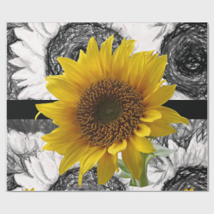 Wrapping paper Sunflower