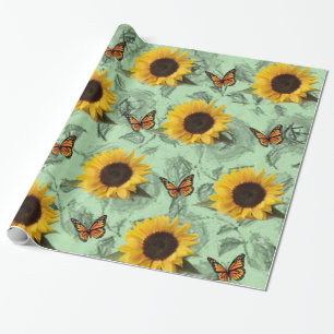 Wrapping paper Sunflower