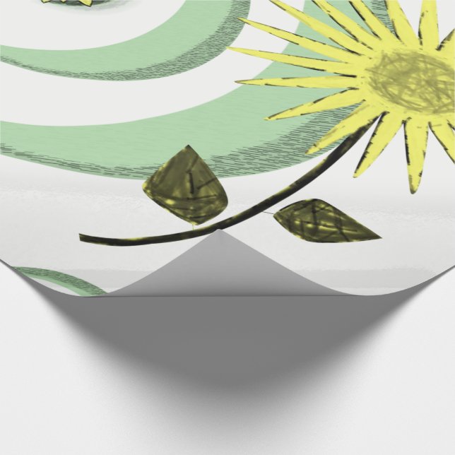 Wrapping paper Sunflower (Corner)