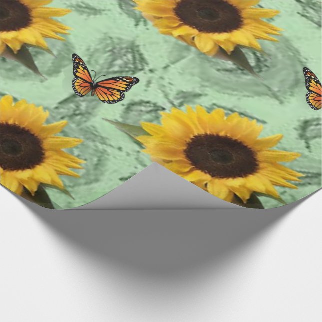 Wrapping paper Sunflower (Corner)