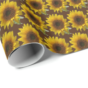 Wrapping paper Sunflower