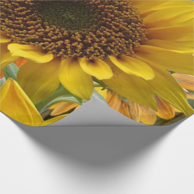 Wrapping Paper Sunflowers (Corner)