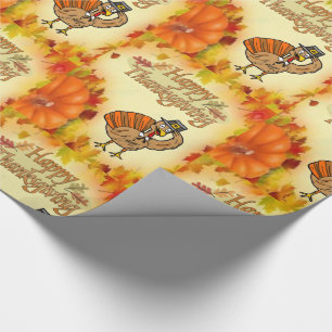 Wrapping paper Thanksgiving