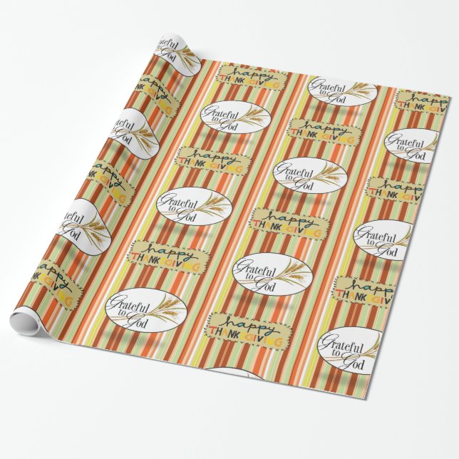 Wrapping paper Thanksgiving (Unrolled)
