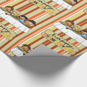 Wrapping paper Thanksgiving