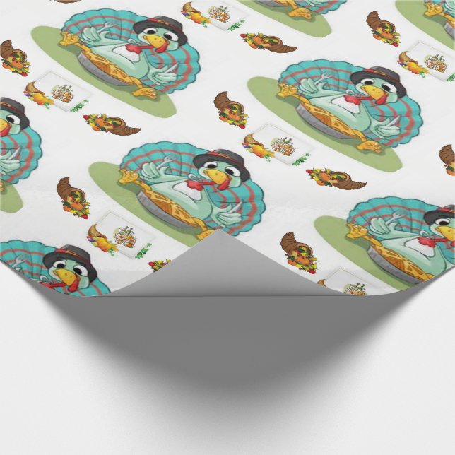 Wrapping paper Thanksgiving (Corner)