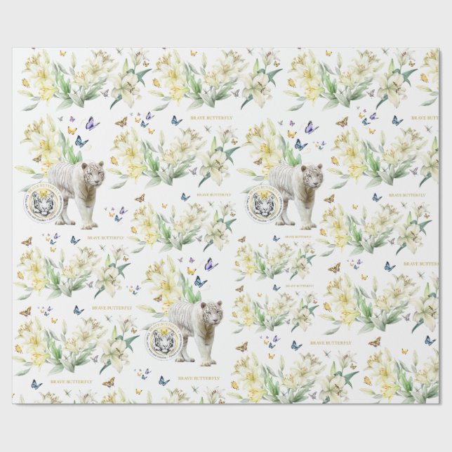 Wrapping Paper Tiger  (Flat)