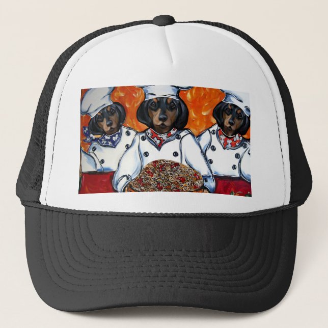Wrapping Paper Trucker Hat (Front)