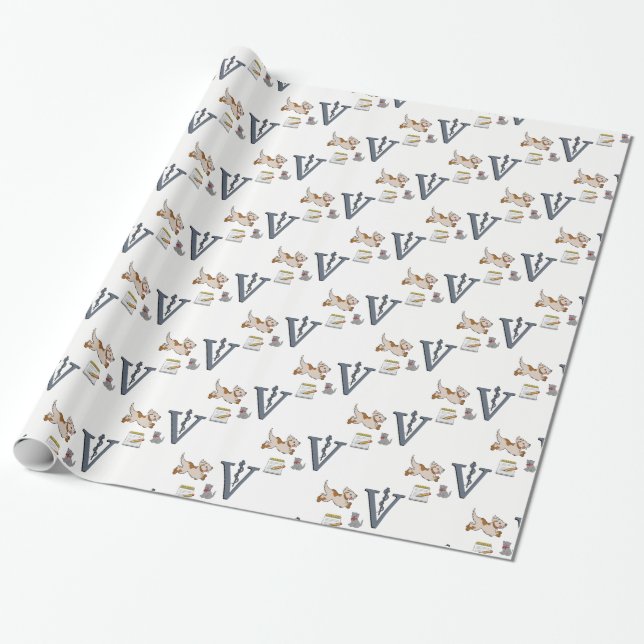 Wrapping Paper Veterinarian (Unrolled)