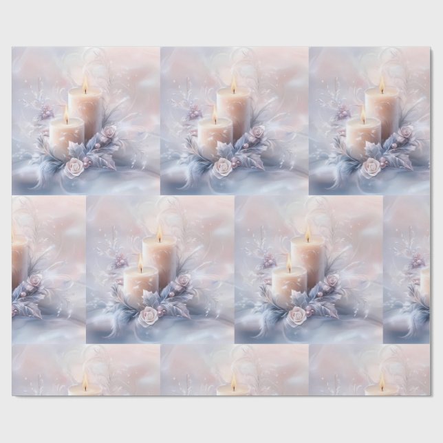 Wrapping Paper-Victorian Winter Christmas Wrapping Wrapping Paper (Flat)