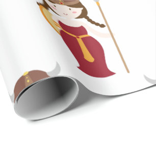 Wrapping Paper - Viking Warrior Princess