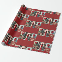 Wrapping Paper-Vintage Mail Wrapping Paper