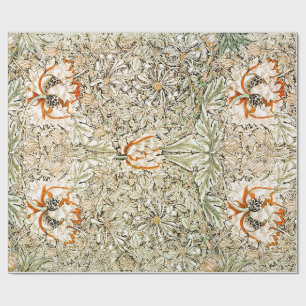 WRAPPING PAPER : WILLIAM MORRIS : HONEYSUCKLE