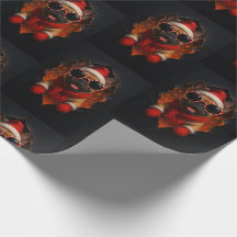 Wrapping Paper with Christmas Dog – Joy in Every F