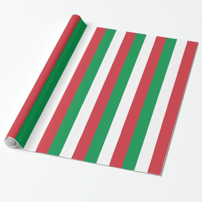 Wrapping paper with Flag of Italy (Unrolled)